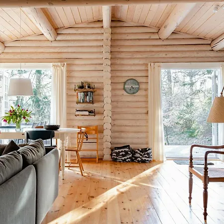 Cozy Times In Log House Amongst Trees * Ebeltoft
