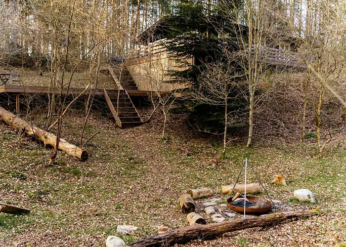 Cozy Times In Log House Amongst Trees *