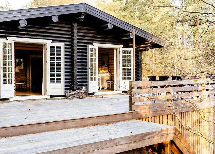 Cozy Times In Log House Amongst Trees * Ebeltoft